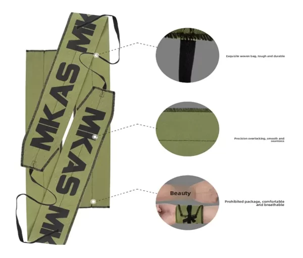 morlan Muñequeras Gym Entrenamento Crossfit Pesas Tela Variedades