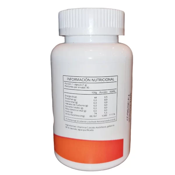 Morlan Vitamina C 1000mg en Cápsulas