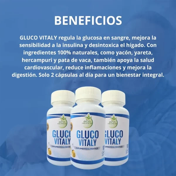 Morlan Suplemento Natural Gluco Vitaly – Control y Bienestar Metabólico