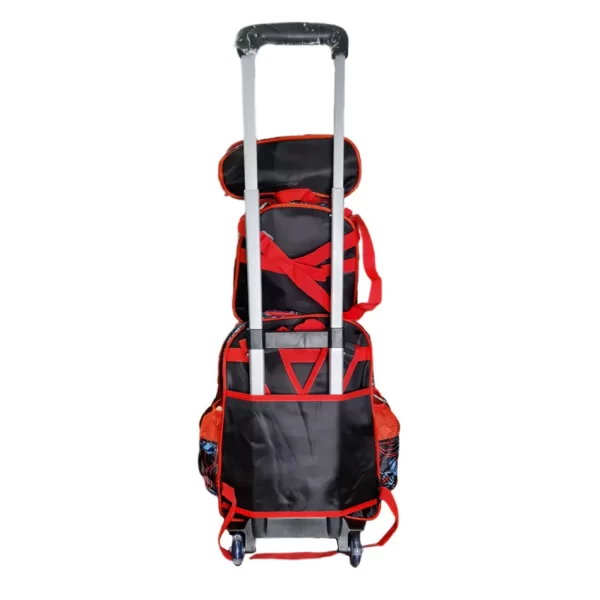 Morlan Tripack Escolar Mochila con Ruedas de Spider-Man