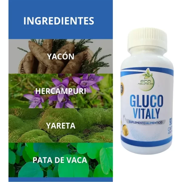 Morlan Suplemento Natural Gluco Vitaly – Control y Bienestar Metabólico