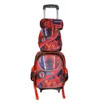 Morlan Tripack Escolar Mochila con Ruedas de Spider-Man