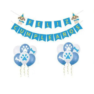 Morlan Set Decorativo de Cumpleaños para Perros – 15 Piezas