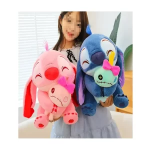 morlan Peluche Stitch y Ángel con Muñeco 45 cm