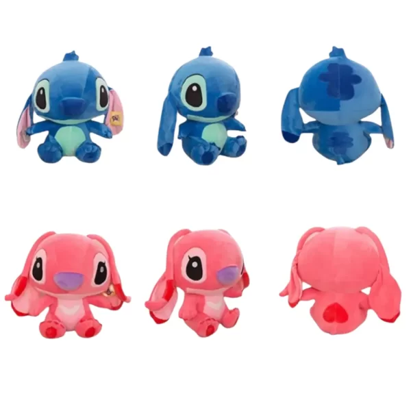 Morlan Peluche Stitch y Ángel – 20 cm