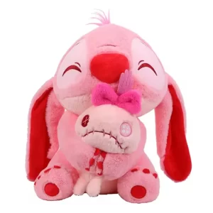 Morlan Peluche Stitch y Ángel con Muñeco 45 cm