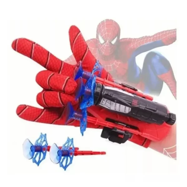 Morlan Guante Spider-Man Lanzador de Telarañas con 3 Dardos