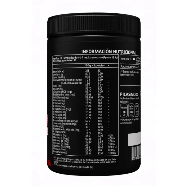 Morlan Pre Workout Dr. Buffalo Sabor Frutilla Manzana