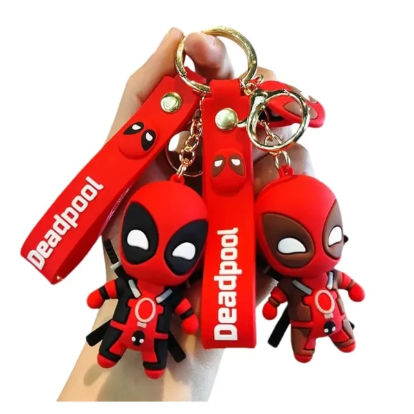 Morlan Llaveros 3D de Superhéroes – Spider-Man y Deadpool