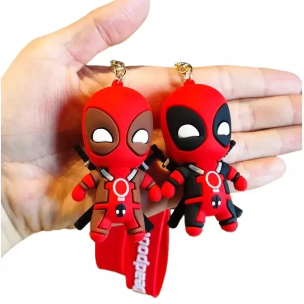 Morlan Llaveros 3D de Superhéroes – Spider-Man y Deadpool