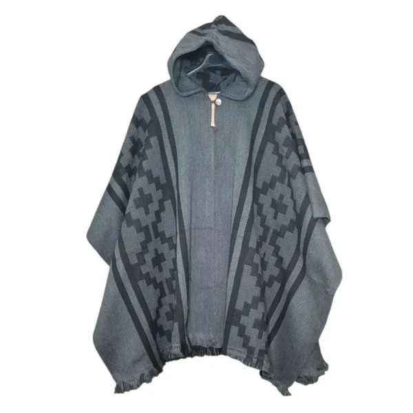Morlan Poncho de Alpaca Lana Ecuatoriana