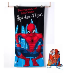 morlan Toalla Spider-Man más Bolso de playa
