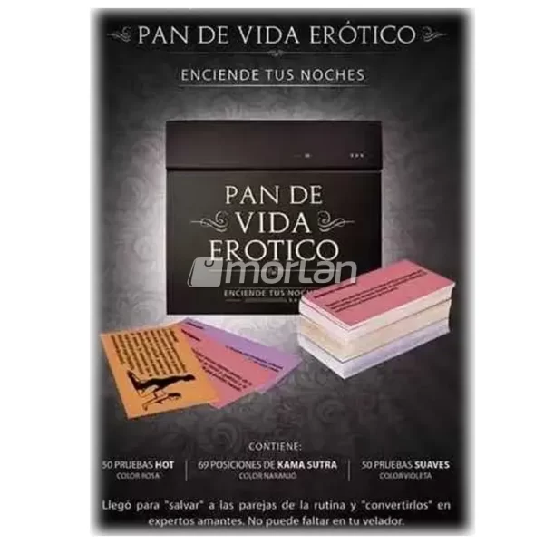 Morlan Pan de Vida Erótico – 180 Tarjetas para Encender la Pasión