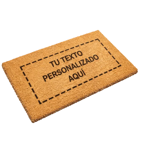 Alfombra Limpia Pies De Fibra De Coco Personalizada Tapete