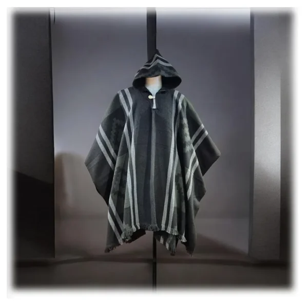 Poncho de Alpaca Lana Ecuatoriana