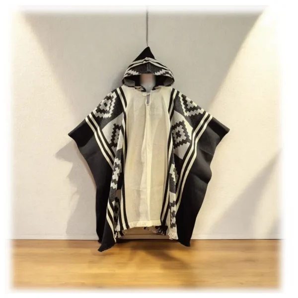 Poncho de Alpaca Lana Ecuatoriana
