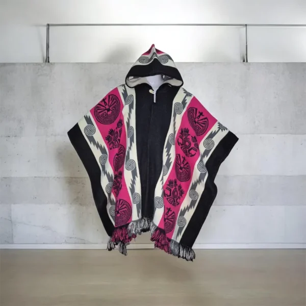 Poncho de Alpaca Lana Ecuatoriana