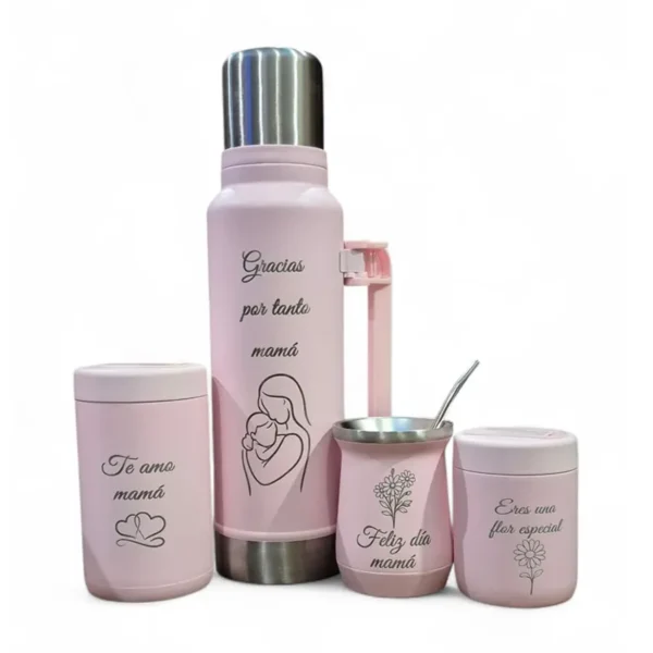 Morlan Set Matero Rosado 1.3L Día de la Madre