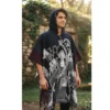 Morlan Poncho One Piece Rojo con Capucha 80% Lana