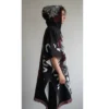 Morlan Poncho Dragon Ball Rojo con Capucha 80% Lana