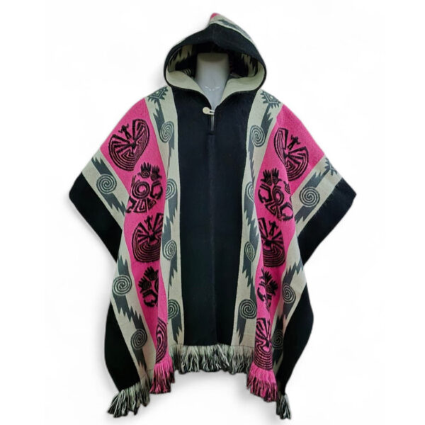 Poncho de Alpaca Lana Ecuatoriana