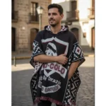 Morlan Poncho Colo-Colo con Capucha | Abrigo Oficial Eterno Campeón
