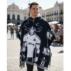Morlan Poncho Colo-Colo Anime Con Capucha Abrigo, Estilo y Pasión Alba