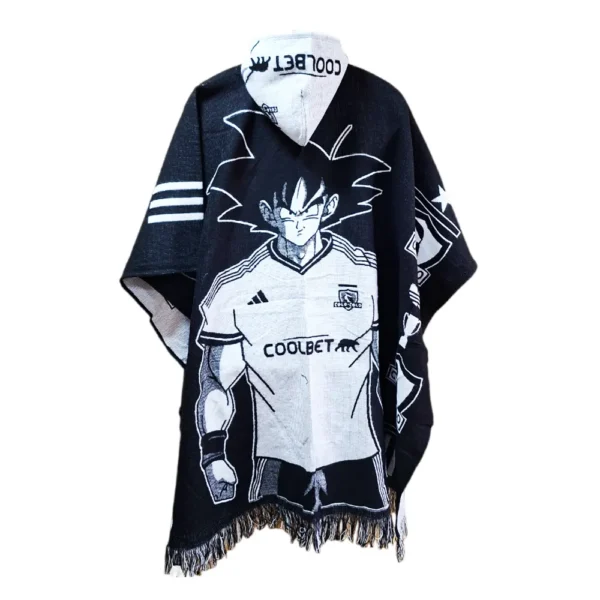 Morlan Poncho Colo-Colo Anime Con Capucha Abrigo, Estilo y Pasión Alba