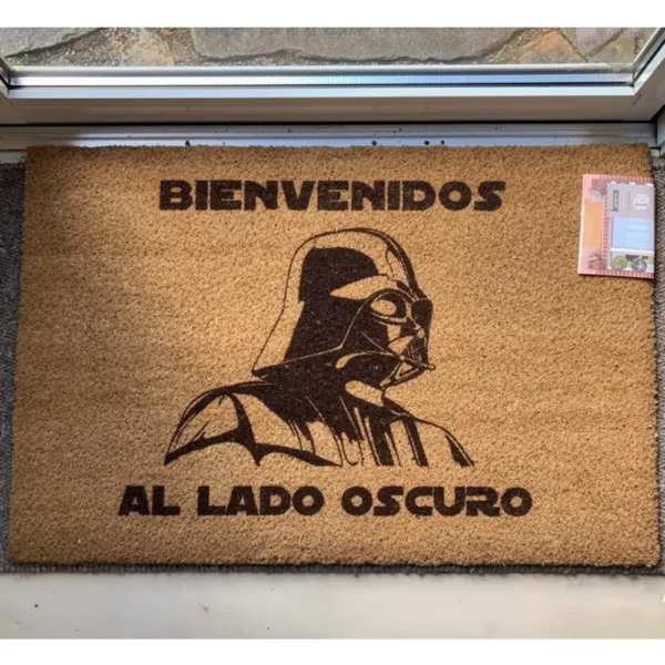 Tapete de Coco Personalizado "Bienvenidos al Lado Oscuro"