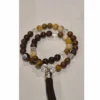 Morlan Japa Mala Marrón de 45 Cuentas – Meditación y Energía Positiva