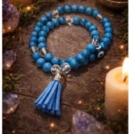 Morlan Japa Mala Celeste de 45 Cuentas – Meditación y Energía Positiva