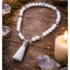 Morlan Japa Mala Blanco de 45 Cuentas – Meditación y Energía Positiva